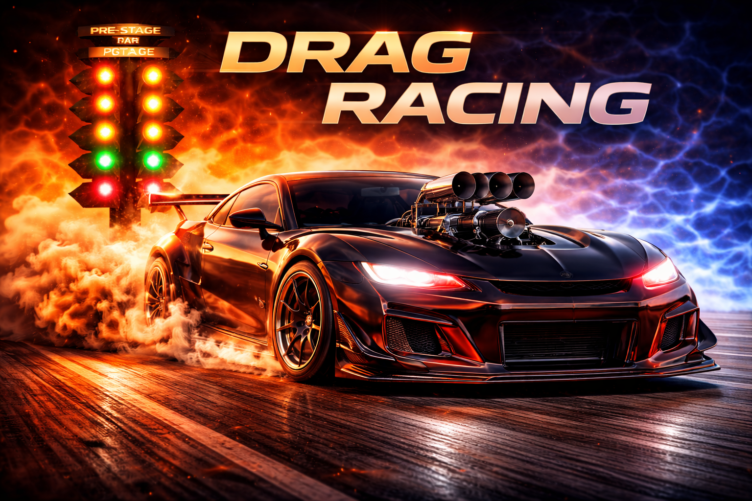 Drag racing focused performance parts and setups